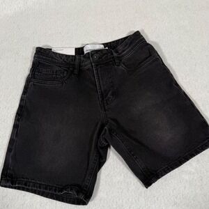 Paperdenim&cloth Relaxed Short Black Denim Mens Size 28 DS9X10RRYR3 New